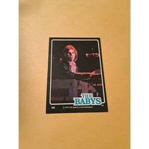 Vintage 1979 The Babys Trading Card #55 London Rock Band Collectible